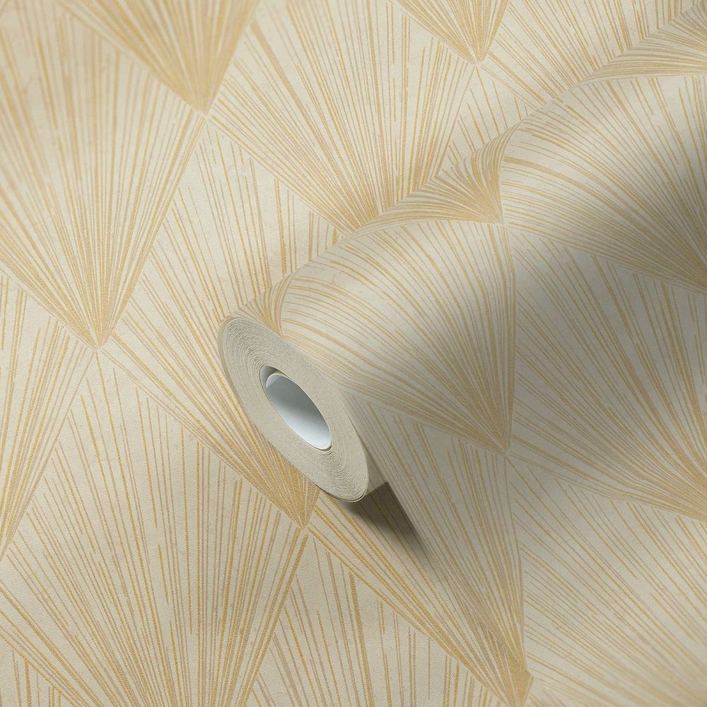 Tapeta ścienna wzór geometryczny, AS Metropolitan Stories 37864-3 beżowy, romby, kwadraty