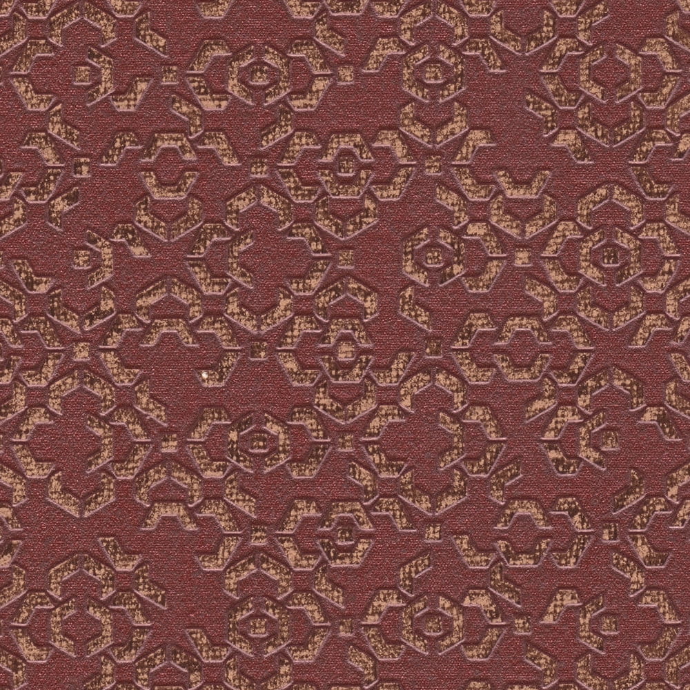 Metropolitan Stories 2 37866-3, wzór marokański bordowy