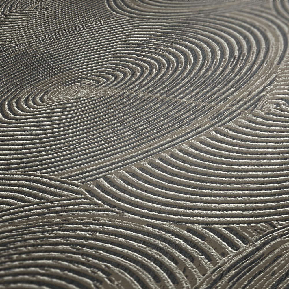 Metropolitan Stories 2 37900-4, wzór geometryczny, koła czarne, złote