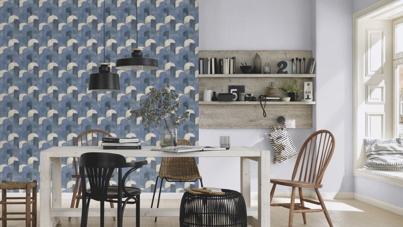 Elle 10171-10 Erismann na flizelinie, jednolita, jednobarwna w prążki