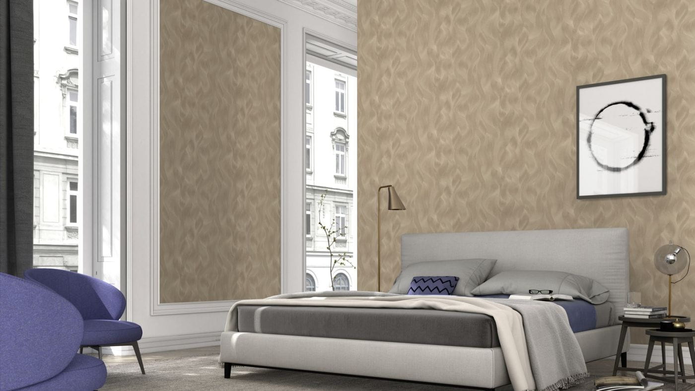 Tapeta Elle 10151-30 Erismann złote fale na flizelinie dosalonu