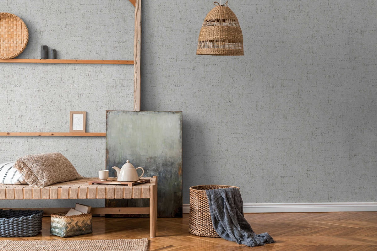 Tapeta ścienna AS Creation Metropolitan Stories 2, tynk ozdobny szary 37904-1