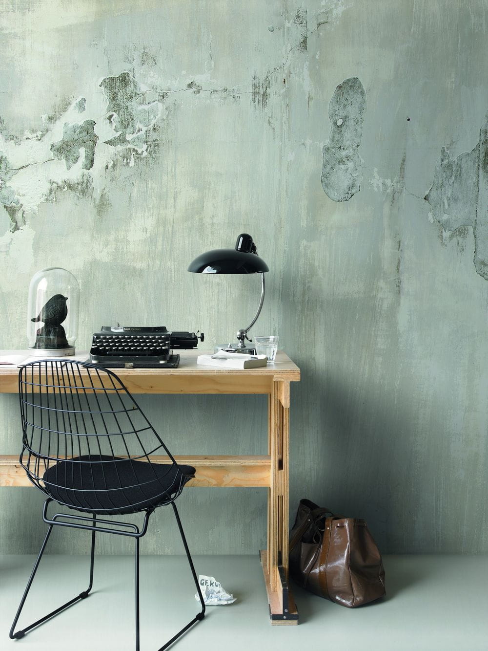 Tapeta/mural 439908 Factory IV Rasch mur betonowy, imitacja betonu, tynk