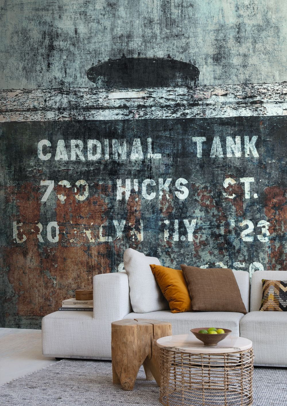 Tapeta ścienna ,mural,fototapeta na flizelinie Rasch Factory 429787, beton, tynk turkusowy