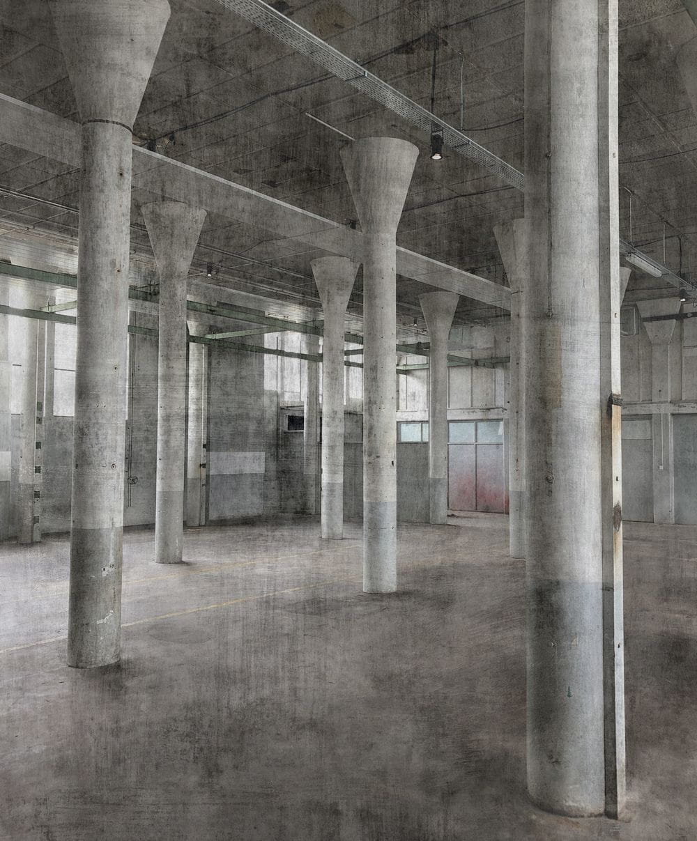 Tapeta /Mural 429725 Rasch Factory IV imitacja wnętrza, stara fabryka