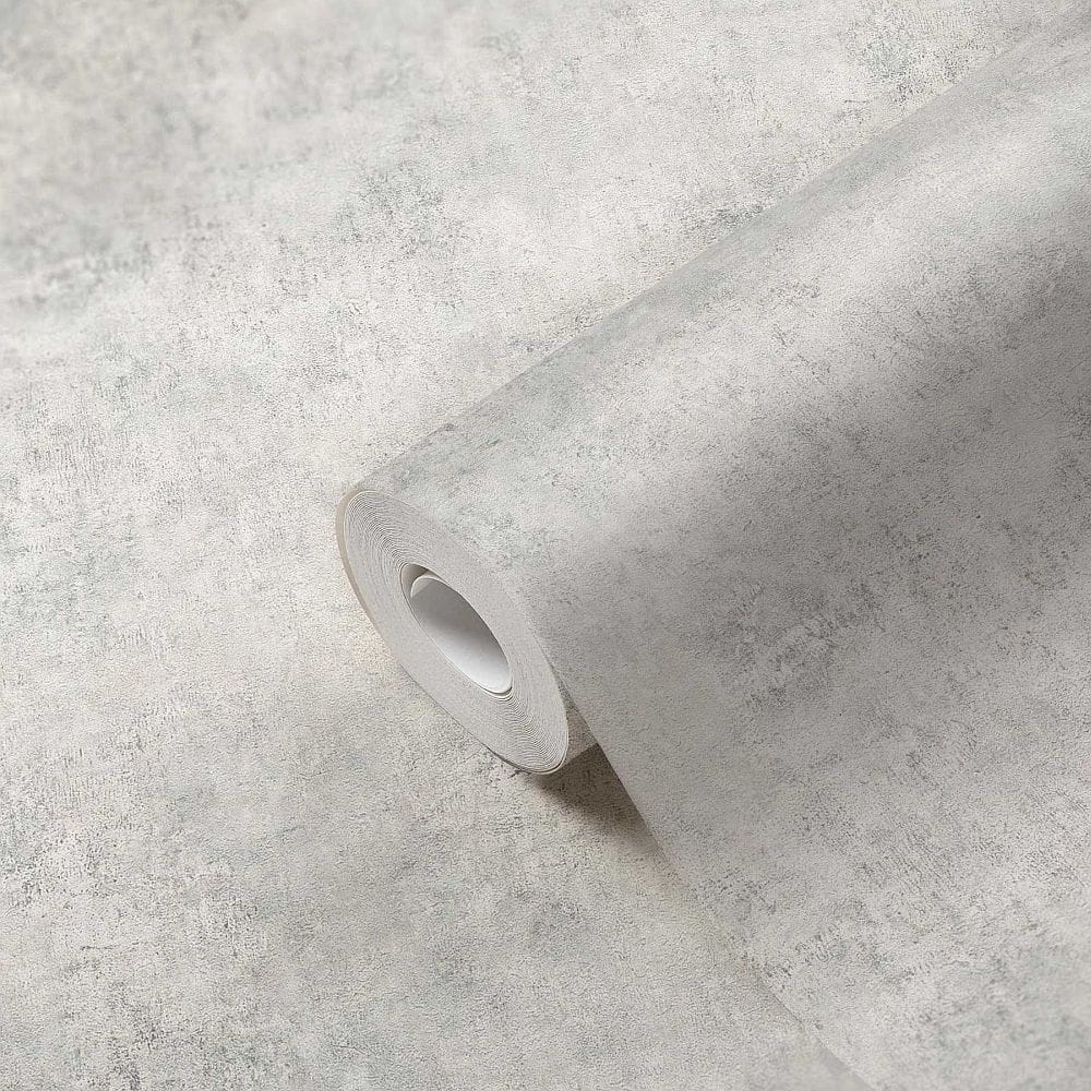 Tapeta ścienna na flizelinie tynk przecierany, beton szary 95406-4
