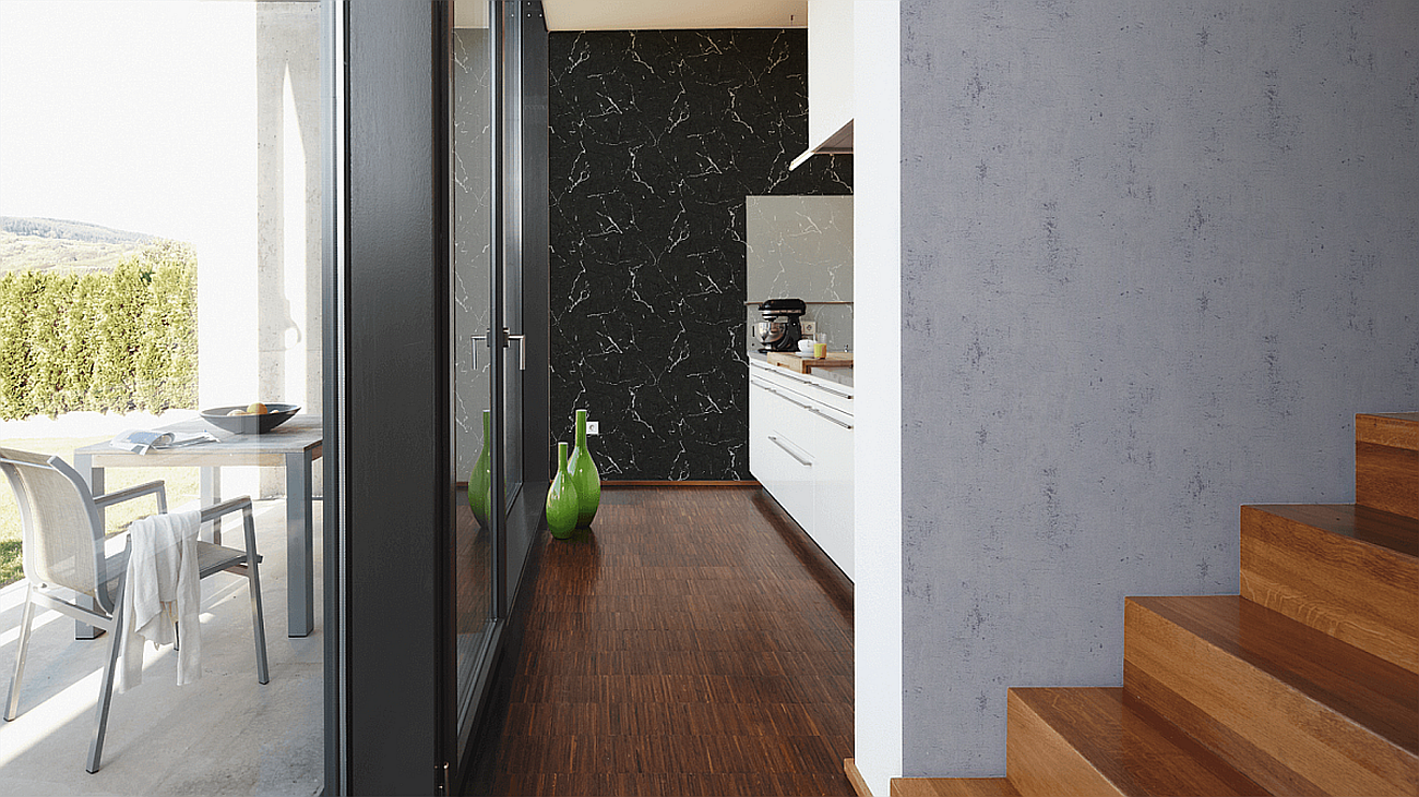 Metropolitan Stories 2 37903-6 Tapeta ścienna AS, tynk szary stalowy, styl rustykalny