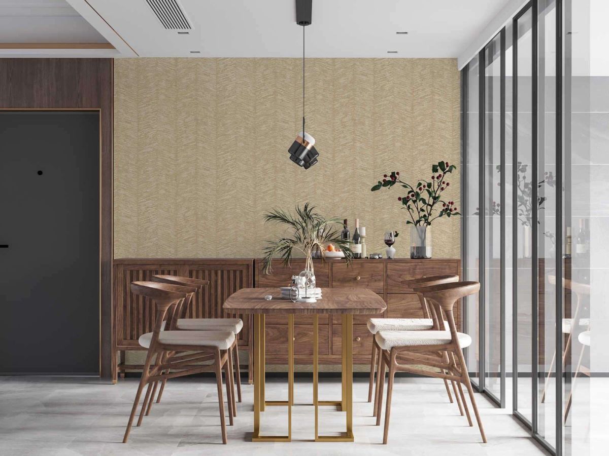 My Home My Spa 38697-2 Tapeta ścienna AS, wzór jodełka