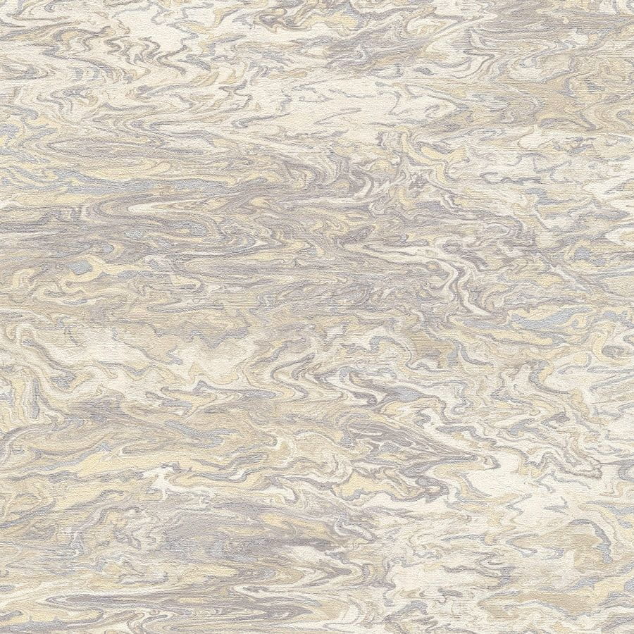 My Home My Spa 38358-1 Tapeta ścienna AS, biało- szaro-złoty marmur