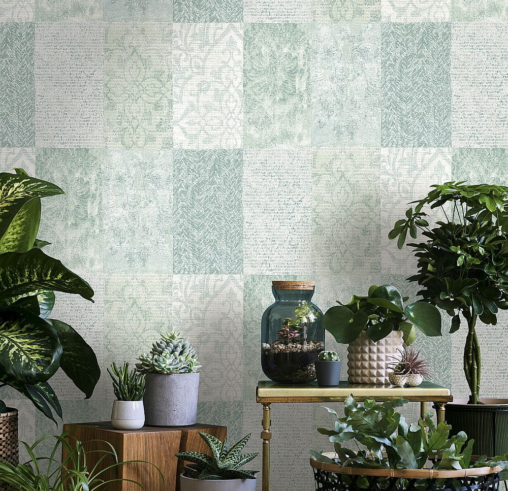 IVY 82288 Tapeta ścienna Marburg Novamur, krata, wzór marokański