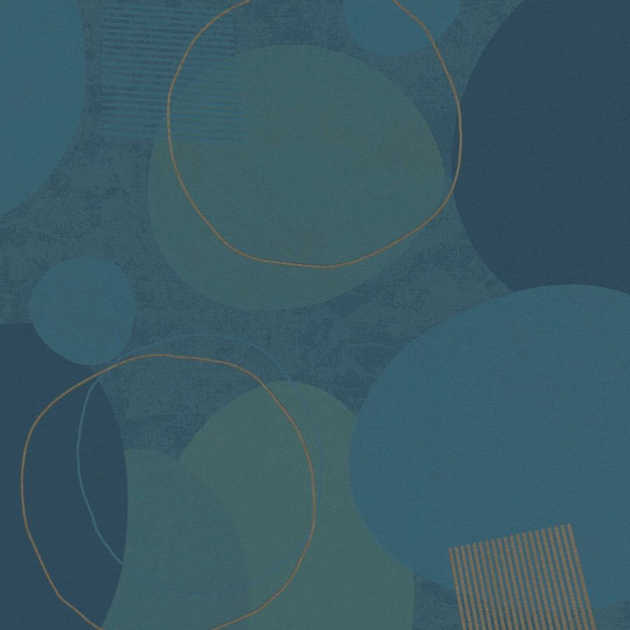 Geo Effect 38595-3 Tapeta ścienna AS, wzór geometryczny, koła