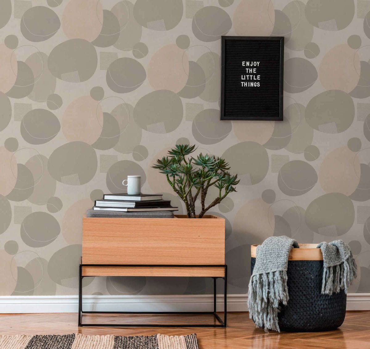 Geo Effect 38595-4 Tapeta ścienna AS, wzór geometryczny, koła