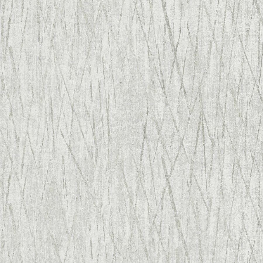 Tapeta #Hygge 2 38598-7 na flizelinie, szara, srebrne kreski