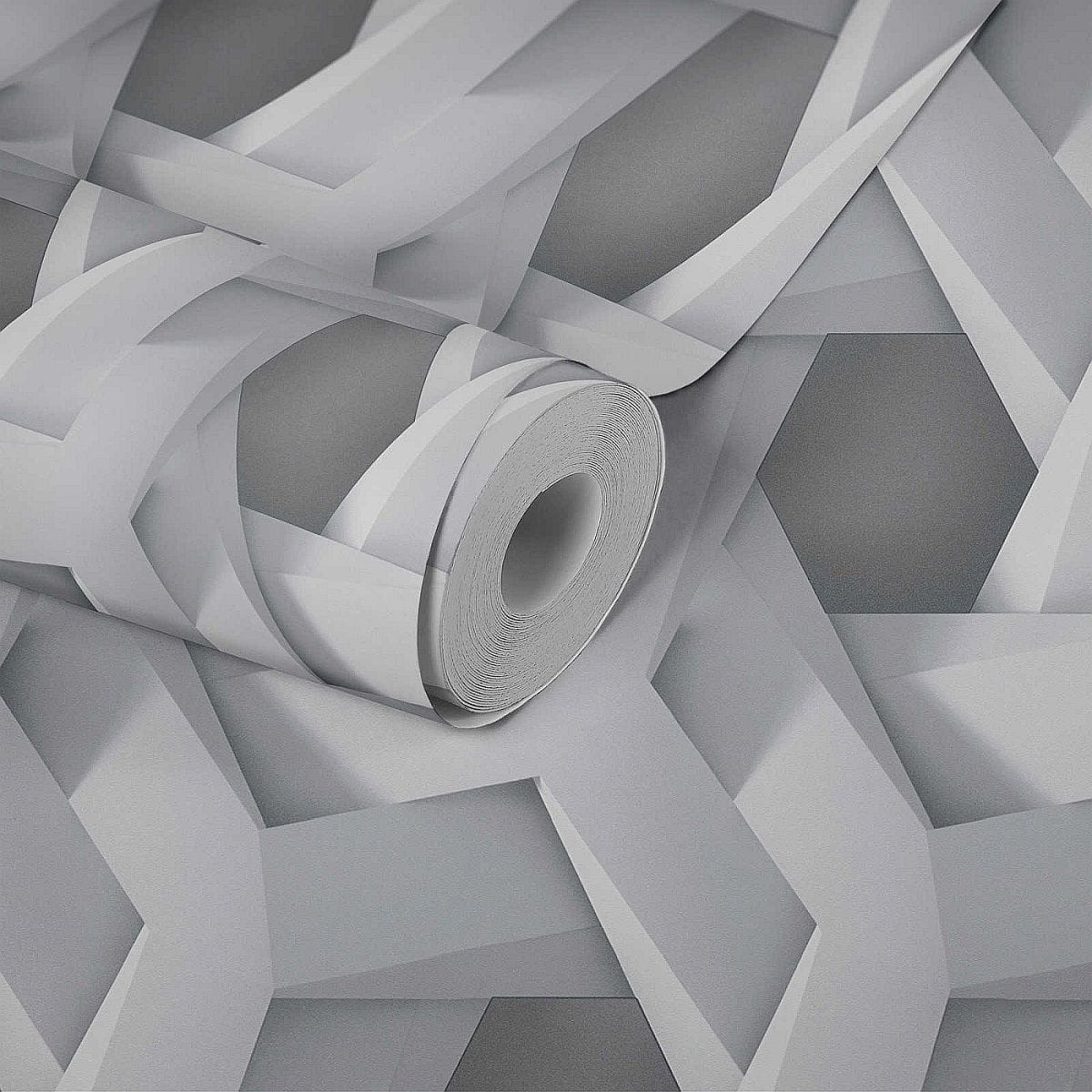 Print Walls 38721-2 Tapeta ścienna AS, wzór geometryczny, 3d