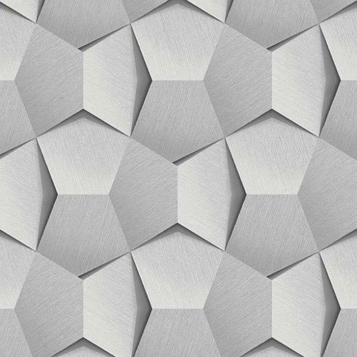 Top Trend 5 A54604 Tapeta ścienna Grandeco, wzór geometryczny, 3d