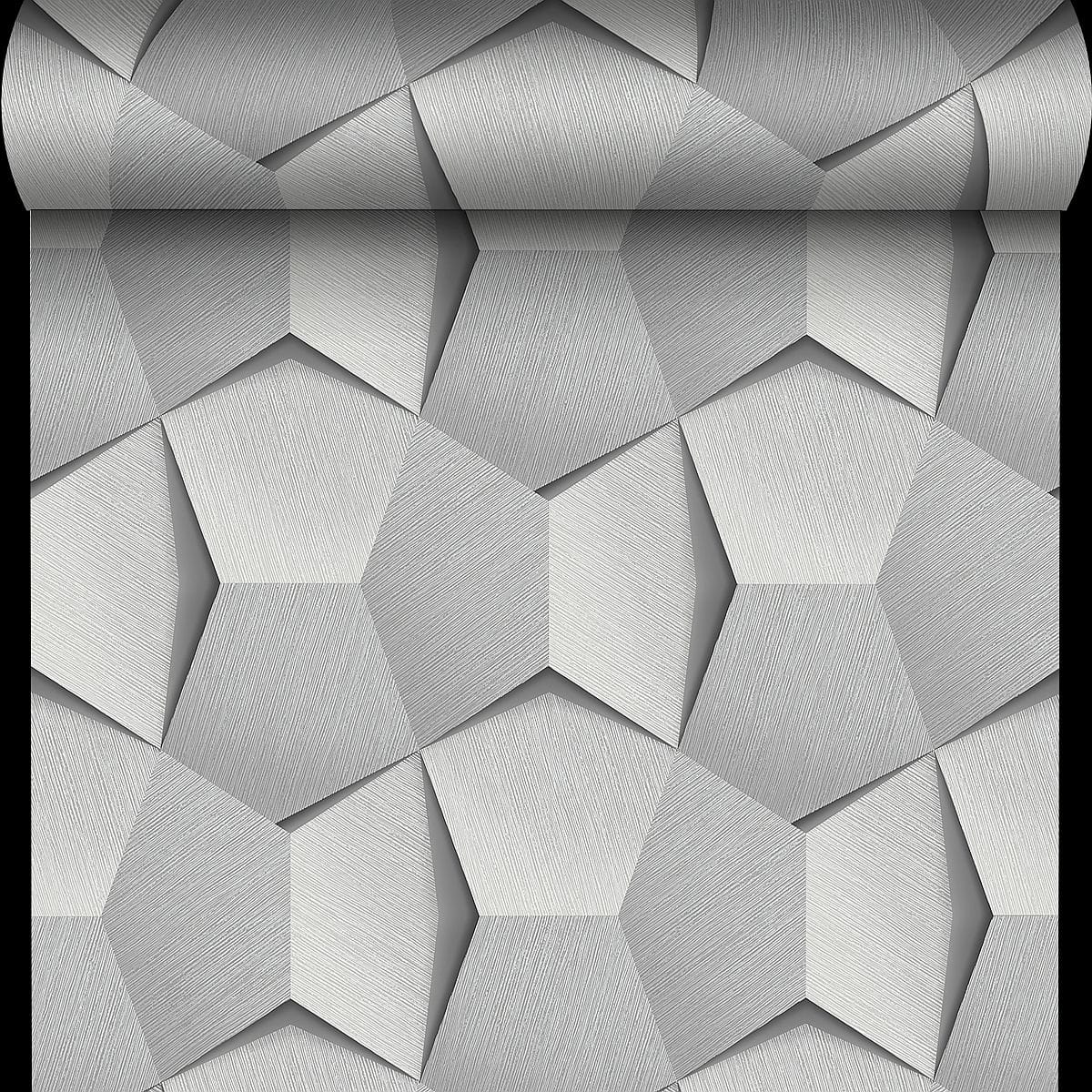 Top Trend 5 A54604 Tapeta ścienna Grandeco, wzór geometryczny, 3d