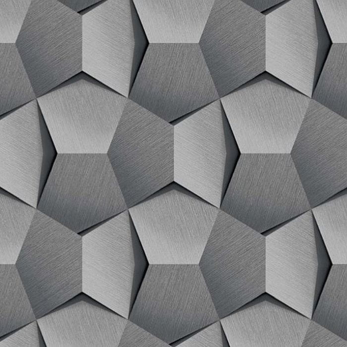 Top Trend 5 A54601 Tapeta ścienna Grandeco, wzór geometryczny, 3d