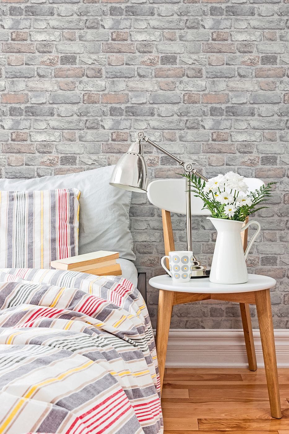 Top Trend 5 A28902 Tapeta ścienna Grandeco, cegła, cegły, mur, 3D