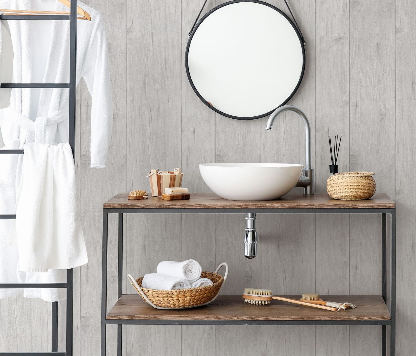 Top Trend 5 5820-31 Tapeta ścienna Erismann, deska, deski, boazeria