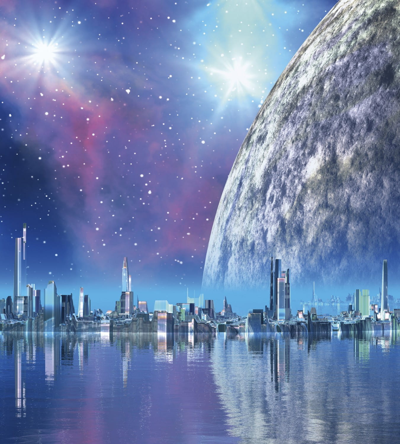 futurystyczne miasto