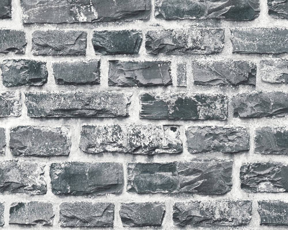 Tapeta AS Creation Elements 36140-4, tapeta na flizelinie, cegła czarno-biała