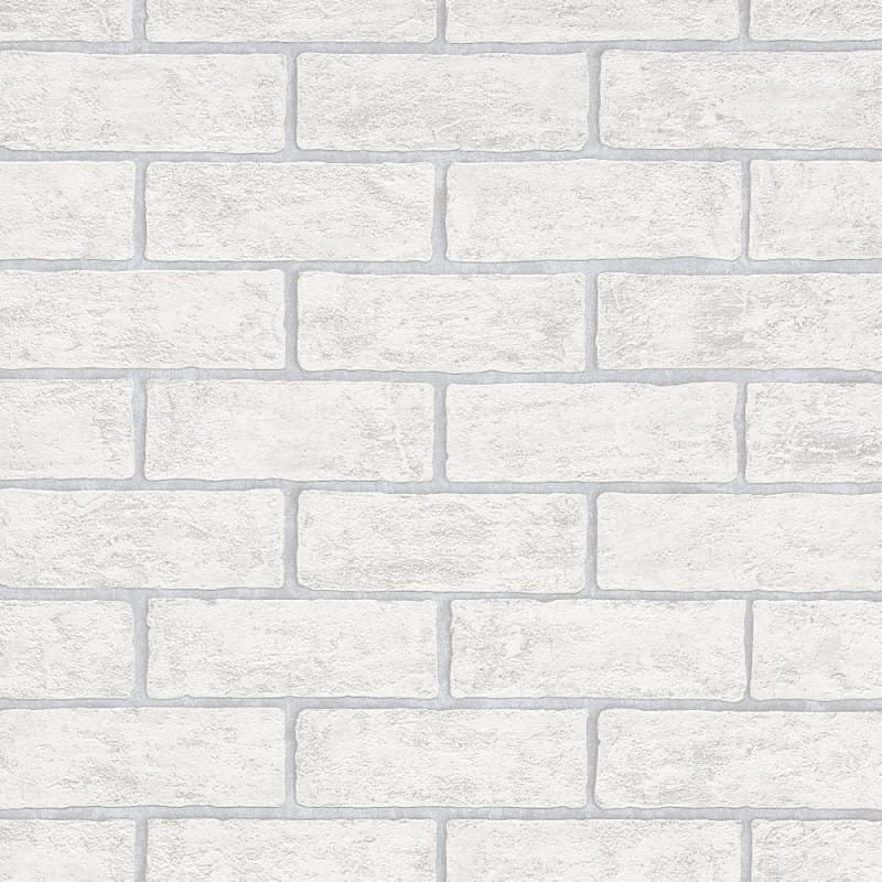 tapeta winylowa na flizelinie biała cegła 3D 10339-10
