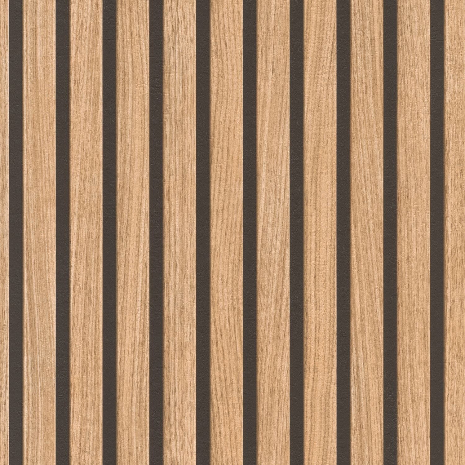 Rasch 278408 Tapeta ścienna, drewniane lamele