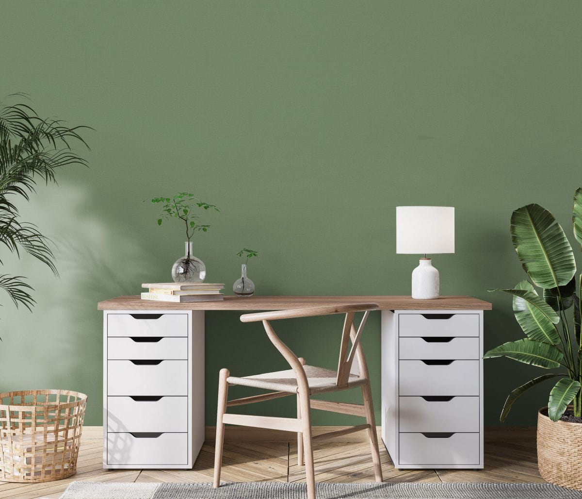 Tapeta Erismann 10262-07 tło struktura worka do pokoju zielony