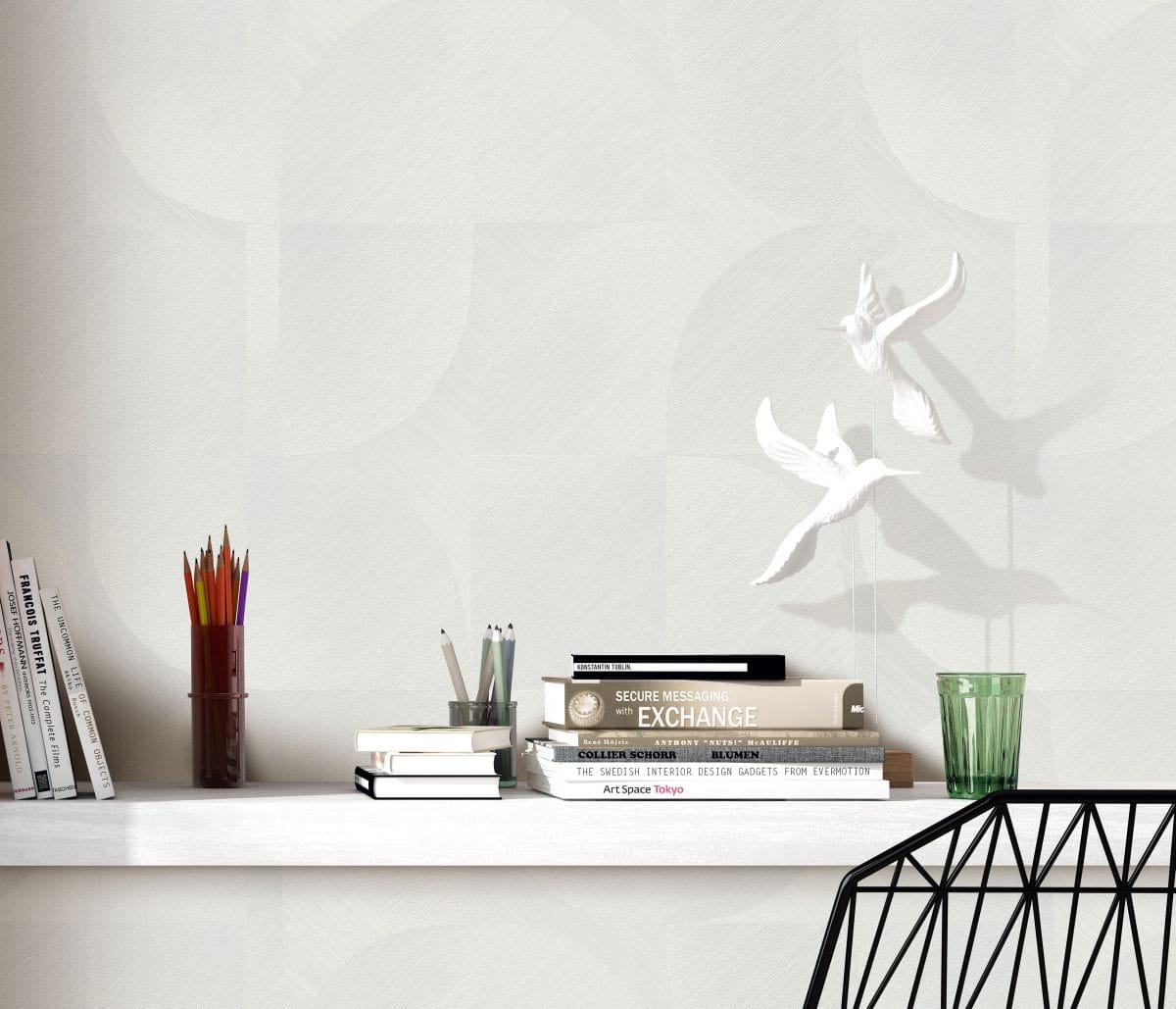 Martinique 10392-31 Tapeta ścienna Erismann Wzór geometryczny biało szary