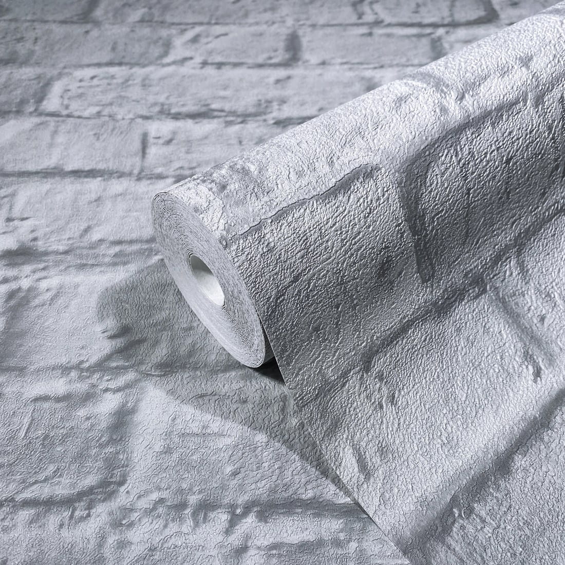 szara cegła 3D na flizelinie tapeta marburg loft 34167