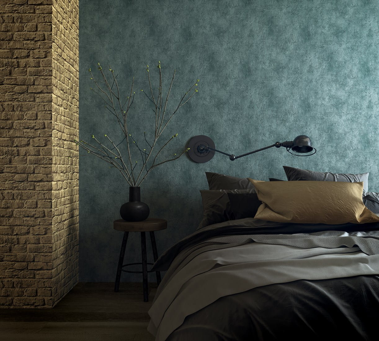 tapeta ścienna tynk ozdobny marburg loft 34189