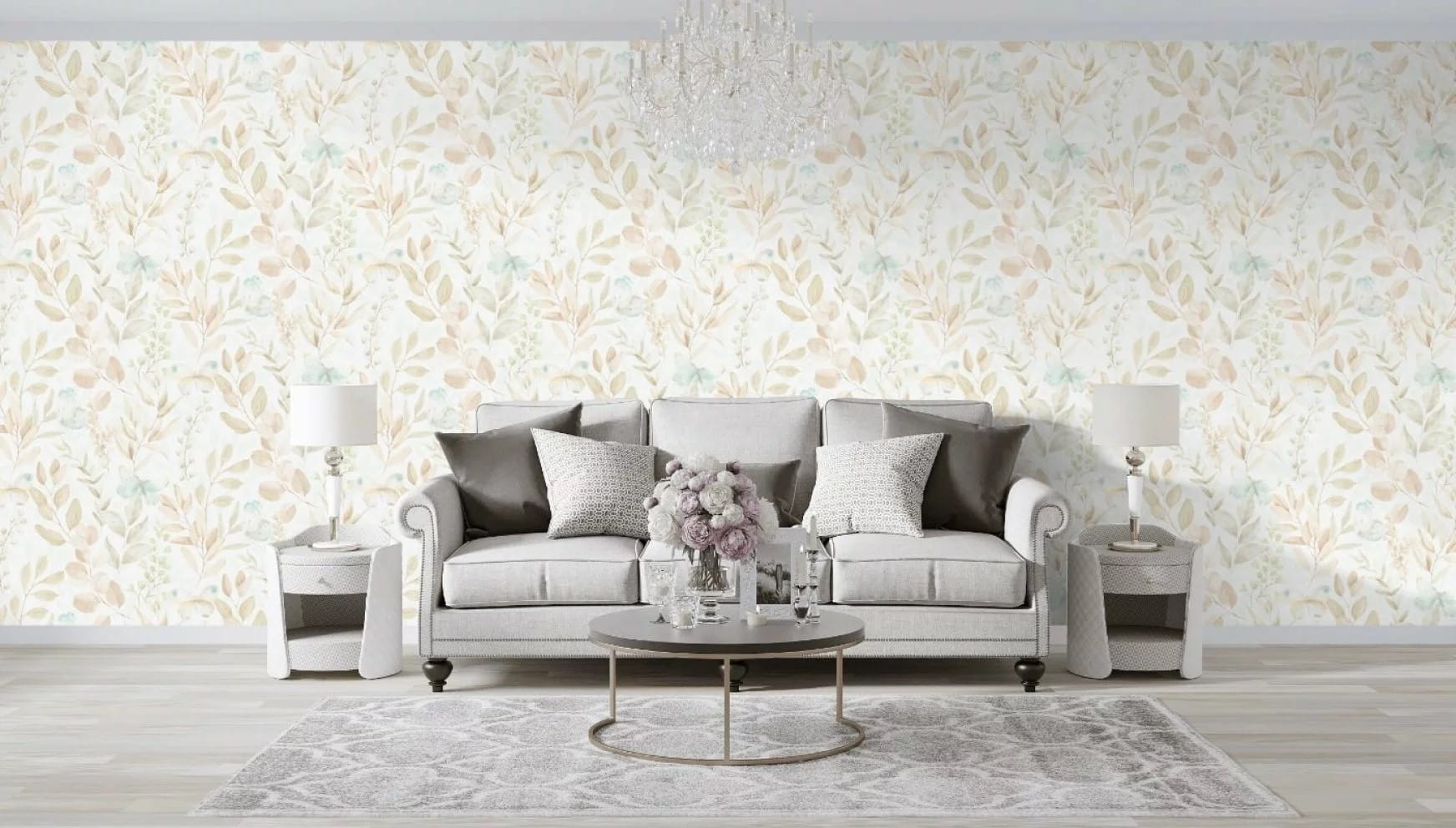 Tapeta ścienna na flizelinie 529430 motyw roślinny