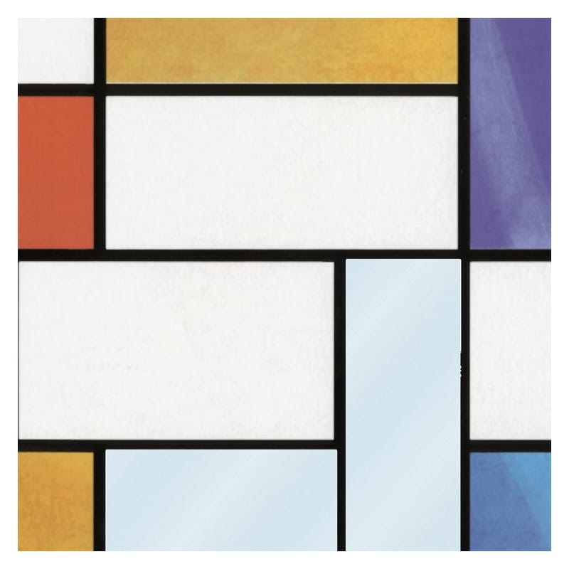 Okleina witrażowa Mondriaane 10277 kolorowy