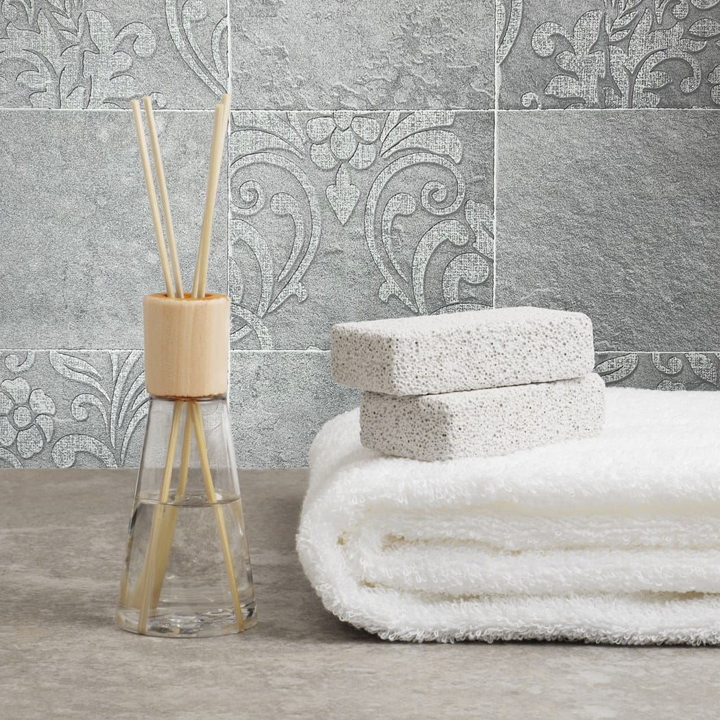 Tapeta ścienna na flizelinie 82253 popielate kafle