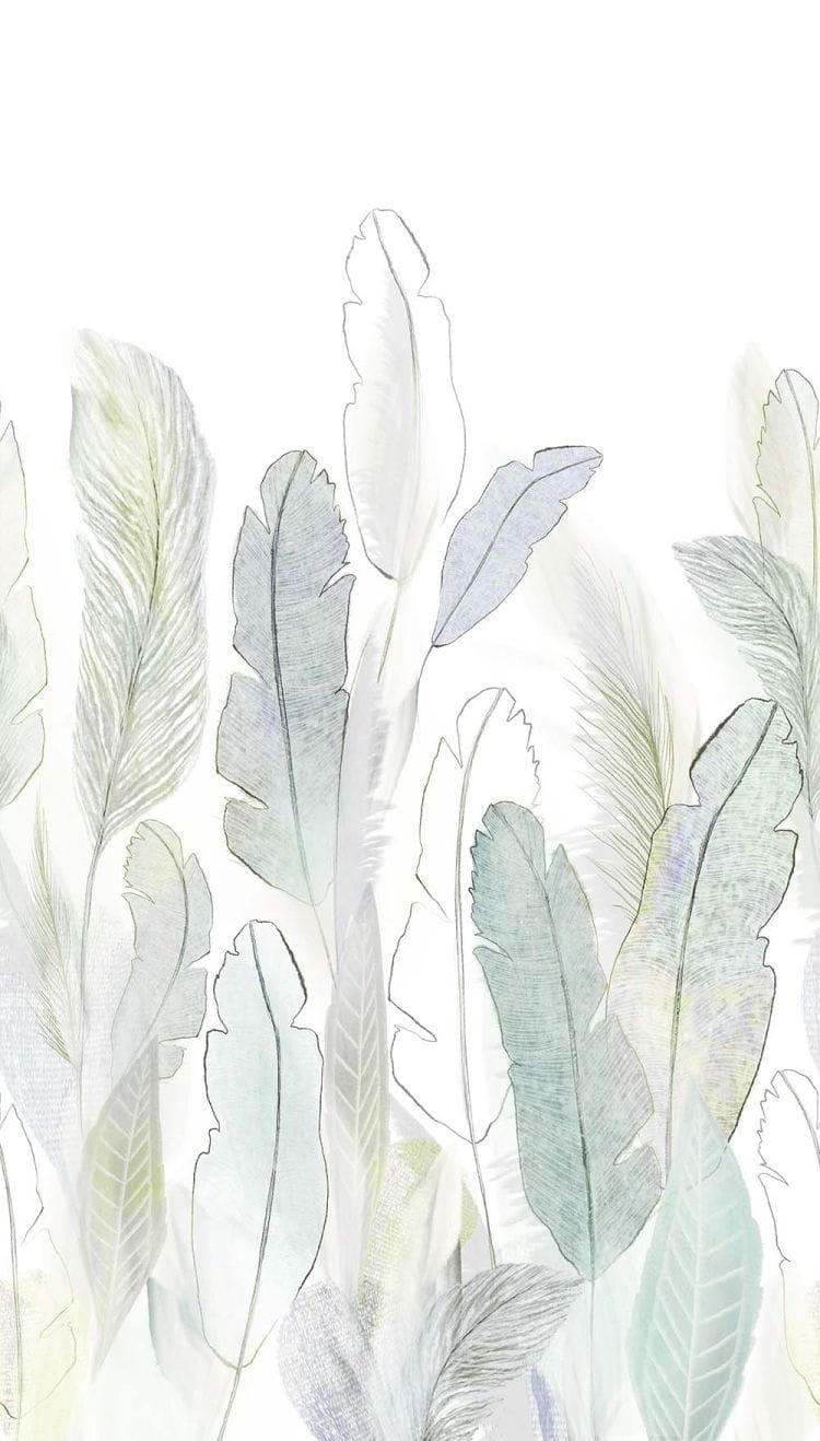 Tapeta ścienna A73501 Scarlet – delikatne piórka w lekkiej, dziecięcej odsłonie