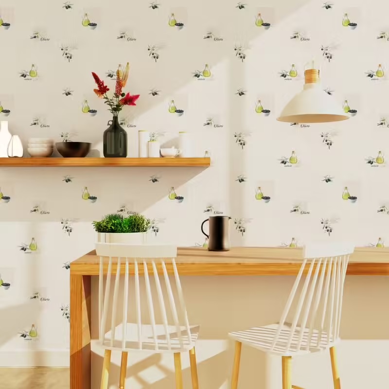 Tapeta ścienna na flizelinie M82507 filiżanki kawy kawa ziarna kuchnia