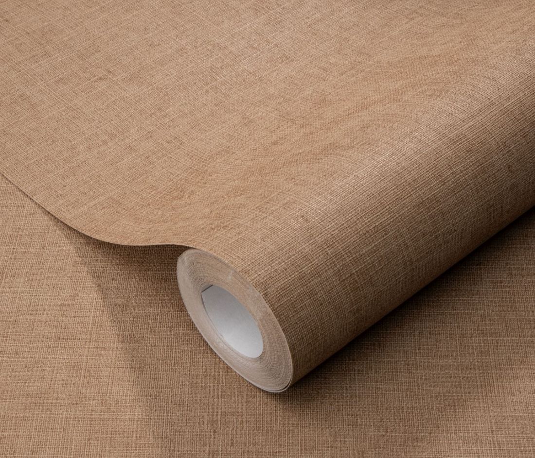 Tapeta Erismann 10262-11 tło struktura worka do pokoju brązowy kolor