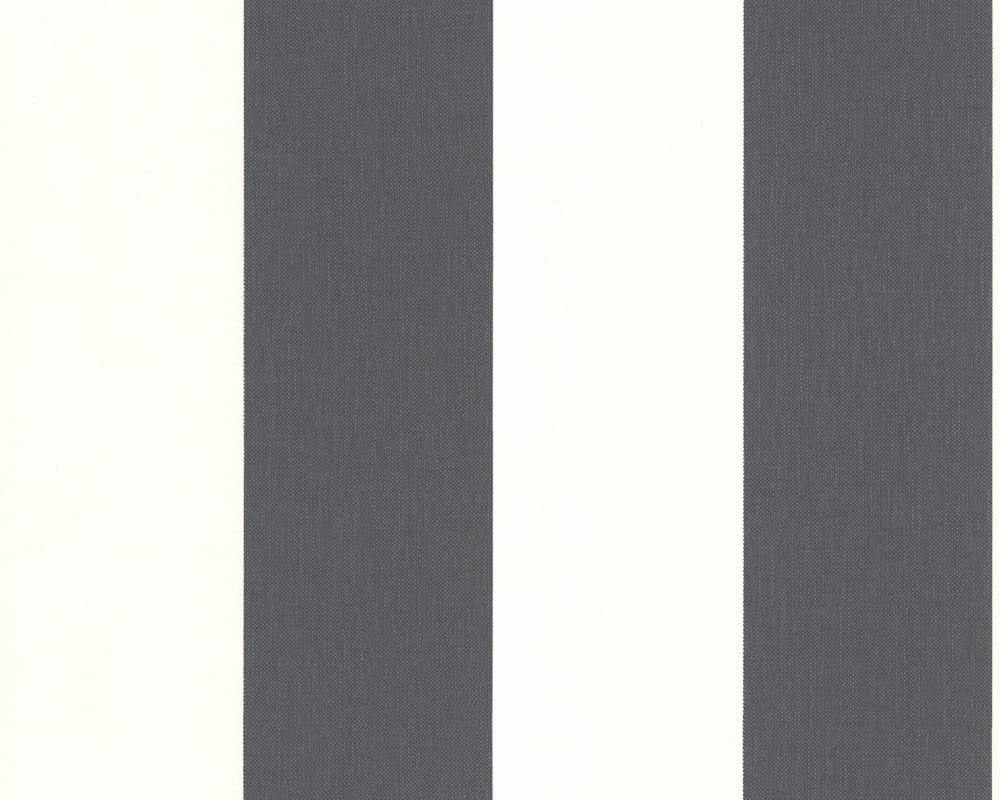 Tapeta 1790-50 AS Elegance 2, pasy, szerokie pasy, biało-czarne